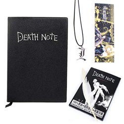 Cuaderno Death Note: los mejores regalos para los amantes de los cosplay, se puede utilizar como diario y cuaderno. Tamaño de 8,1 pulgadas / 5,8 pulga precio