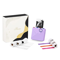 Phomemo M02S 300dpi Mini Impresora Fotográfica Portátil para Teléfono Móvil Impresora Térmica Bluetooth con 6 Rollos de Papel, para Impresión Fotográf en oferta
