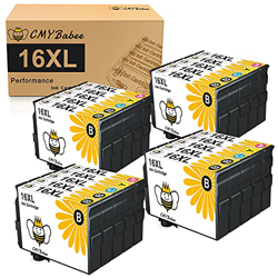 CMYBabee 20Pack 16XL Cartuchos de Tinta Reemplazo para Epson 16XL 16 Compatible con Epson Workforce WF-2510 WF-2750 WF-2760 WF-2660 WF-2650 WF-2630 WF características