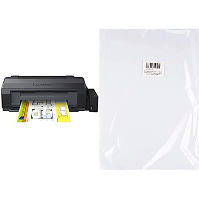 Epson Ecotank Et-14000, Impresora Color (Inyección De Tinta, con Tecnología Micro Piezo), Color Negro + Bramacartuchos - Papel Sublimación De 125Gr, A