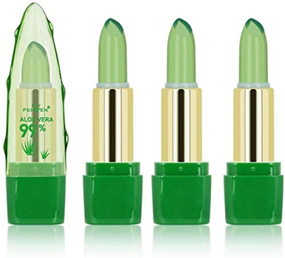 Lápiz Labial De Cambio De Color De 3 Piezas,Hidratante De Larga Duración,Lápiz Labial De Gelatina De Aloe Vera Orgánico,Lápiz Labial De Cambio De Temp