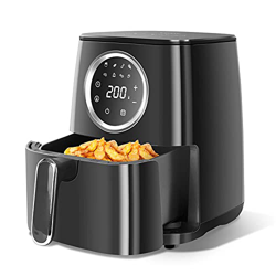 Aigostar Odin - Freidora sin aceite, 4,2L de capacidad, 1400W y pantalla digital LED táctil. Freidora de aire con 8 menús programados y modo manual. T en oferta