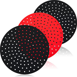 3 piezas alfombrillas redondas de silicona de 9 pulgadas para freidora de aire, accesorios de repuesto para freidora de aire antiadherentes, compatibl precio