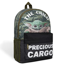 Disney Mochilas Escolares de The Mandalorian, Mochila escolar Adolescente y Niño de Baby Yoda, Star Wars Regalos características