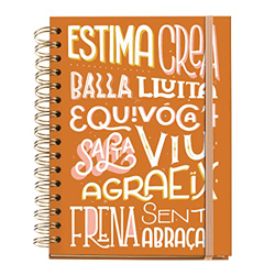 Miquelrius - Agenda Septiembre 2021 Junio 2022, Semana Vista, Tamaño 15.5 x 21.3 cm, Happy Letters Palabras, Catalán precio