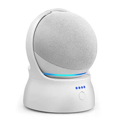 (10000mAh) Base de Batería V4 Compatible para Ech0 Dot 4,16 Horas de Tiempo de Reproducción,Estación de Batería para Dot 4,Base de Carga para Dot 4,Ac