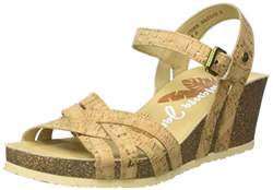 Panama Jack Vera Cork Basics, Sandalias con cua Mujer, Natural, 36 EU características