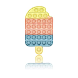 PIANETA Pop it Push it Fidget Toy, Pop Bubble, Juguete sensorial para aliviar la ansiedad, para niños y Adultos ( Ice ) precio