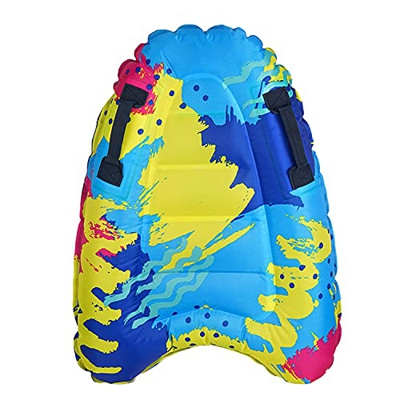 Faffooz Tabla de Surf Inflable, Tabla de Surf portátil con Asas Plegable Tabla Flotante de Playa Juguetes flotantes para niños y Adultos para Surfear,