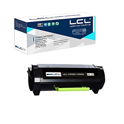 Chip Actualizado LCL Compatible Cartucho de tóner 51B2000 2500Páginas (1 Negro) Reemplazo para Lexmark MS317 MS317DN MS417 MS417DN MS517 MS517DN MS617