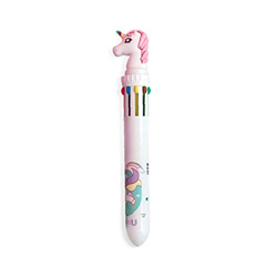 Multicolor retráctil Bolígrafo, 10 en 1 Colores bola de rodillo Plumas Jabón líquido de la pluma de tinta del bolígrafo creativo Escuela de regalo Pap en oferta