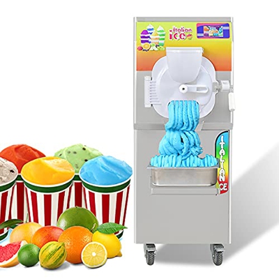 Kolice Certificado ETL Máquina de hielo italiana comercial de frutas frescas saludables y nutritivas Máquina de hielo de agua italiana Sorbete que hac