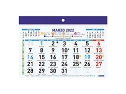 Finocam - Calendario Faldilla 2022 F91 - 150x105 mm Números Grandes Español precio