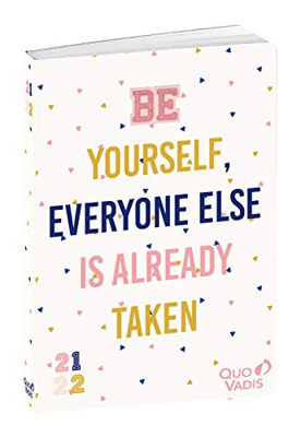 Quo Vadis - Agenda escolar, Sep. 2021 hasta Junio 2022, 1 Día por página + Notas 12x17cm WORDS Fun