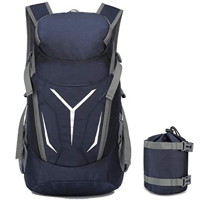 Hwjianfeng 40L Mochila Ultraligera y Compacta Mochila Plegable Resistente al Agua para Hombres Mujeres Acampar al Aire Libre Senderismo Mochila de Via