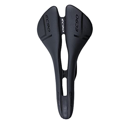 skrskr Cojín para Bicicleta Asientos Anchos para Bicicleta de Carretera Cojín cómodo Sillín de Fibra de Nailon Sillín para Bicicleta de montaña Asient