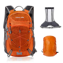 Local Lion 20L Mochilas de Montaña Ligera con Cubierta Impermeable Mochila Senderismo Viajes Trekking Macutos de Acampada Marcha al Aire Libre características