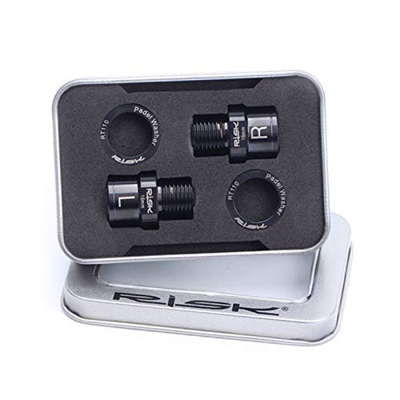 Aleación de Titanio Extensores de Pedal de Bicicleta, Aleación de Titanio de Alto Rendimiento 9/16" Adaptador de Pedal Espaciador para Bicicleta SPD M