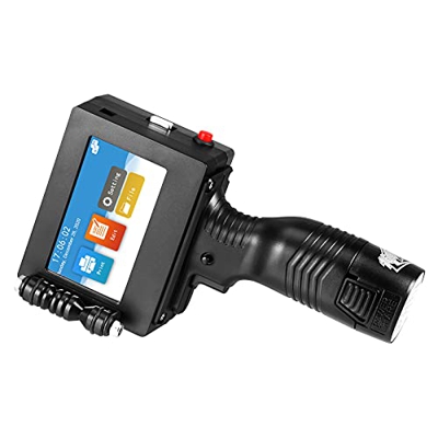 Impresora de inyección de Tinta de Mano, Impresora portátil con Pantalla táctil de 4,3 Pulgadas, ETE ETMATE máquina de inyección de Tinta, para código