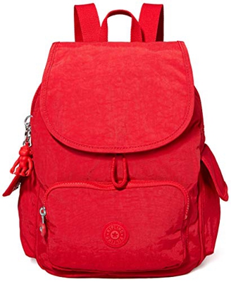 Kipling Mochila City Pack S para mujer, 19 x 27 x 33,5 cm, color Rojo, talla 19x27x33.5 cm