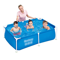 Mobkid Piscina De Marco De Tubo De Acero Cuadrado Piscina De Marco Plegable De Entretenimiento Al Aire Libre Engrosada para Niños Piscina Grande para  en oferta