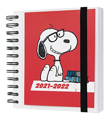 Agenda Escolar 2021 2022 Snoopy - Agenda Escolar 2021-2022 / Agenda 2022 dia por página - Agenda 11 meses desde Agosto de 2021 a Junio de 2022 │ Produ