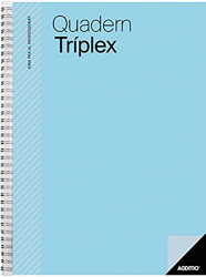 Additio P191 Quadern Tríplex Avaluació + Agenda + Tutoria - color blau (Català) características