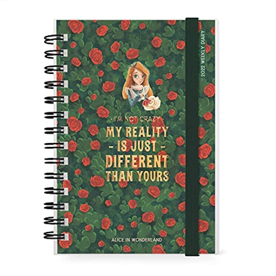 Legami - Agenda semanal con espiral de 12 meses de 2022, pequeña, Alicia.