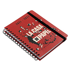 Grupo Erik Agenda 2021-2022 La casa de papel - Agenda escolar 2021-2022 / Agenda 2022 semana vista - Agenda A5 - Producto con licencia oficial, AGESVA en oferta
