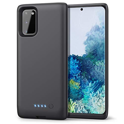 Trswyop Funda Batería para Samsung Galaxy S20 Plus, 7800mAh Funda Cargador Portatil Carga Samsung Galaxy S20 Plus 5G Rapida Carcasa Batería Recargable