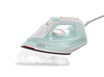 AEG DB1740LG Plancha Gran Precisión, Golpe 110g/min, Vapor Continuo de 0 a 30g/min, Depósito 250ml, Suela Cerámica, Especial Prendas Delicadas, Sistem