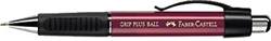 Faber-Castell Bolígrafo Grip Plus Ball/140731, color rojo metalizado características