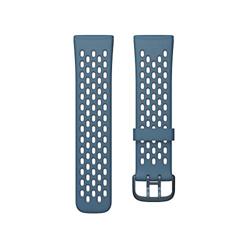 Fitbit Versa 3/Sense Watch Strap, Unisex-Adult, Zafiro/Gris Niebla, Large precio