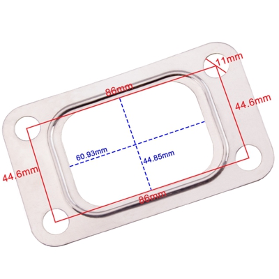 4 pernos turbo brida colector entrada escape junta turbina T3 T3T4 GT35 T04E