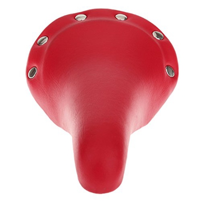 sharprepublic Bicicleta Ciclismo Engranaje Fijo Fixie Racing MTB Bicicleta Remachado Asiento Cojín Cojín - Roja