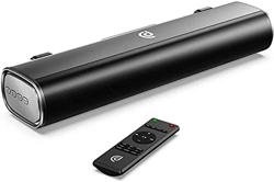 Mini Barra de Sonido 2.0 Canales para TV/PC, 50W Mini Soundbar Portátil Inalámbrico, Altavoces Bluetooth 5.0 con Control Remoto, Soporte Conexiones de en oferta
