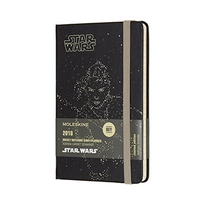 Agenda semanal 2018 star wars rey, 12 meses, cuaderno, de bolsillo