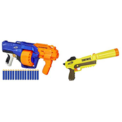 Nerf Elite Surgefire (Hasbro E0011EU4) + E6717EU4 Fortnite - SP L, Talla Única características