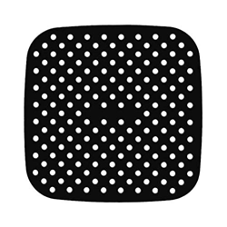 Hahepo Freidora de aire con cesta, alfombrilla de 20 cm, antiadherente, cuadrada, reutilizable, con pequeños agujeros, accesorio para freidora de aire características