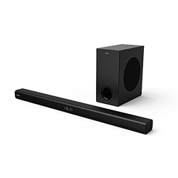 Hisense HS218 - Barra de sonido 2.1 ch, 200W, audio Dolby Digital, Bluetooth, HDMI ARC/Óptico/Aux/USB, 3 modos de sonido características