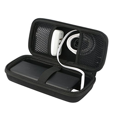 para Anker PowerCore 26800mAh cargador portátil power bank.Fits USB Cable y USB Cargador Duro EVA Viaje Estuche Bolso Funda Case para khanka