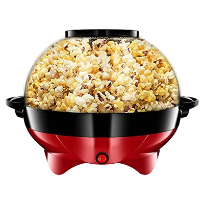 Máquina para hacer palomitas de maíz, Máquina para hacer palomitas de maíz, Máquina para hacer palomitas de maíz con aire, Plato antiadherente, Saluda