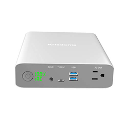 Krisdonia Cargador AC Batería Externa 60000mAh / 222Wh 130W Portátil Cargador con QC3.0 USB/USB C Salida para Portátiles, MacBook, Smartphone precio
