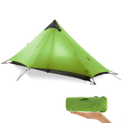 KIKILIVE Nueva Tienda de campaña de Malla Ultraligera LanShan para 1 Persona / 2 Personas, Acampar, mochileros y mochileros