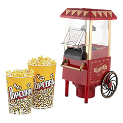 Máquina para hacer palomitas de maíz de aire caliente, máquina para hacer palomitas de maíz eléctrica casera, máquina casera para golosinas caseras sa características
