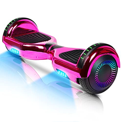 Hoverboard-Hoverboard para niños, aerotabla autoequilibrante de Dos Ruedas de 6.5 Pulgadas, con Bluetooth y Luces Intermitentes LED, Adecuado para niñ