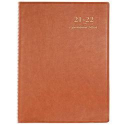 Agenda 2021 2022 con Vista Semanal - Planificador Diario Para Mostrar el Horario, Intervalos de 15 minutos - de Julio de 2021 a Junio de 2022, Calenda características