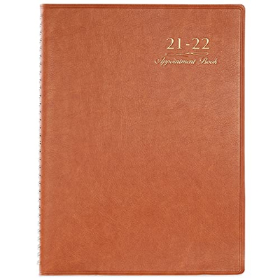 Agenda 2021 2022 con Vista Semanal - Planificador Diario Para Mostrar el Horario, Intervalos de 15 minutos - de Julio de 2021 a Junio de 2022, Calenda