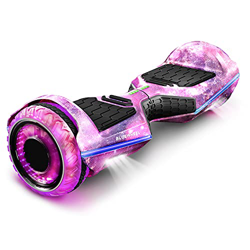 6.5" Premium Hoverboard Bluewheel | Marca de calidad alemana | Neumáticos LED Infinity & App | Modo de seguridad para niños | Altavoces Bluetooth | Pa precio
