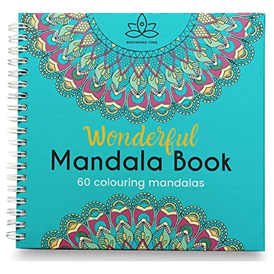 Libro Mandalas Para Colorear Adultos, 60 Dibujos Originales Mandalas Animales, Flor y Naturaleza Antiestres. Papel muy Grueso Blanco Calidad Premium, 